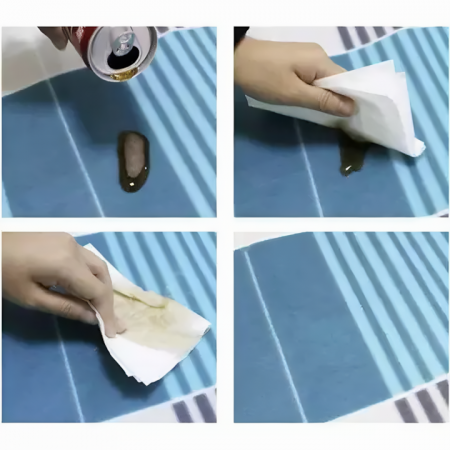 Patura pentru picnic VarioShop, Ideala pentru plaja, campare, yoga, gimnastica, picnic, Impermeabila, Folie de aluminiu, Gri cu albastru, 200 x 200 cm [5]
