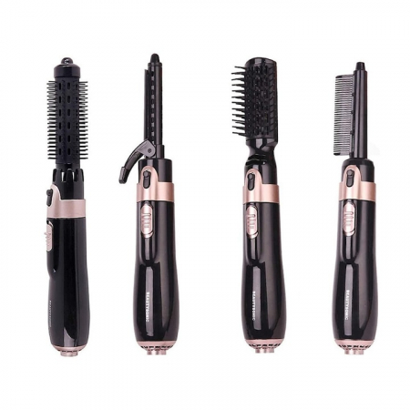 Perie Electrica 4 in 1 VarioShop®, Ondulare, Uscare, Pieptanare, Indreptare, pentru Toate tipurile de par, 2 Trepte de viteza, Putere 550W, Negru [18]
