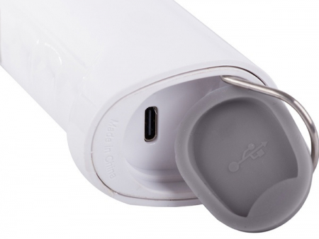 Perie electrica VarioShop®, 2 capete interschimbabile, pentru curatat faianta, gresie, cada, rosturi, incarcator inclus, 20x11 cm, alb/gri [2]