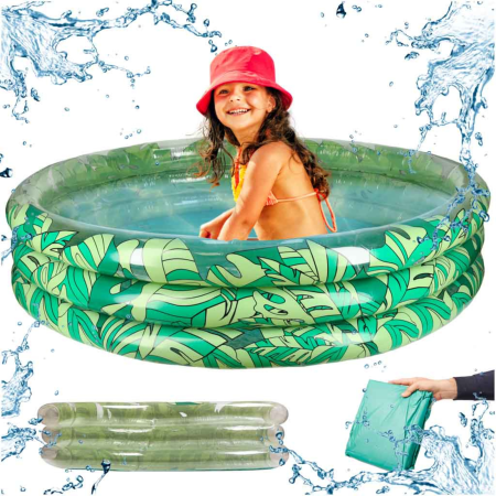 Plajă & Piscină - Piscina gonflabila copii VarioShop®, mare, diametru 150 cm, model tropical