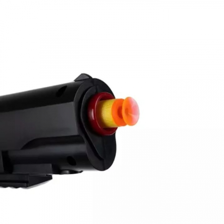 Pistol cu Bile Gel si Gloante din Spuma VarioShop®, Raza de actiune 15 m, Ochelari de protectie, 6000 de bile cu Gel, 5 Gloante moi, Diametru 7-8 mm, Accesorii incluse, Dimensiuni 40 x 26.5 x 4 cm, Ca [10]