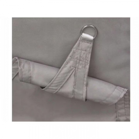 Prelata/Copertina impermeabila pentru soare VarioShop®, cu protectie UV, pentru gradina, terasa, piscina si camping, densitate 120 g/mp, dimensiune 4 x 3 m, Gri [5]