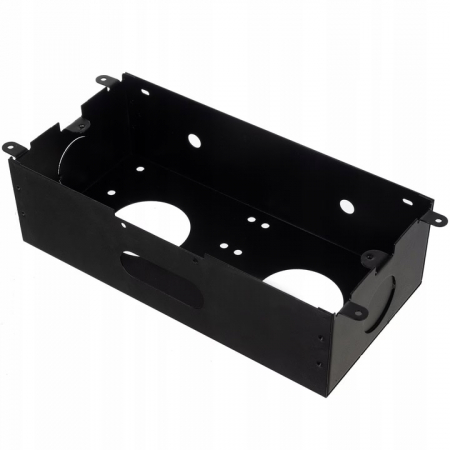 Priza Incorporabila in Mobilier VarioShop®, prelungitor 2 USB si 2 Prize Schuko, Cablu Alimentare 1.9 m, Incastrabil, Negru [14]