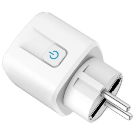 Prize - Priza Smart WiFi VarioShop, 16A, 3680W, control prin aplicatia Smart Life, compatibila cu Alexa si Google Assistant, monitorizare consum energie, alb