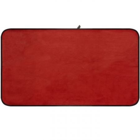 Prosop din microfibra pentru uscare auto VarioShop®, moale si pufos, doua fete practice, indepartate eficienta a apei, agatatoare, dimensiune mare 60 x 90 cm, Rosu/Negru [7]