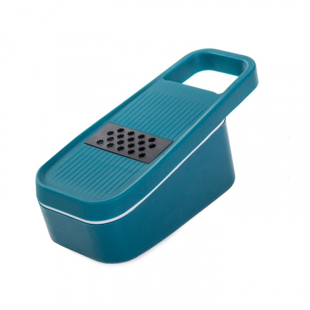 Razatoare Multifunctionala 5 in 1 VarioShop®, pentru Legume si Fructe, 5 Cutite din Otel, Interschimbabile, Cos pentru Scurgere, Usor de Curatat, Turcoaz [11]