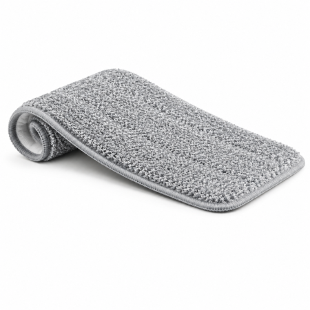 Maturi, Mopuri si galeti - Rezerva pentru mop plat VarioShop®, pentru curatarea podelelor, prindere velcro, material absorbant, 33 x 12 cm, gri