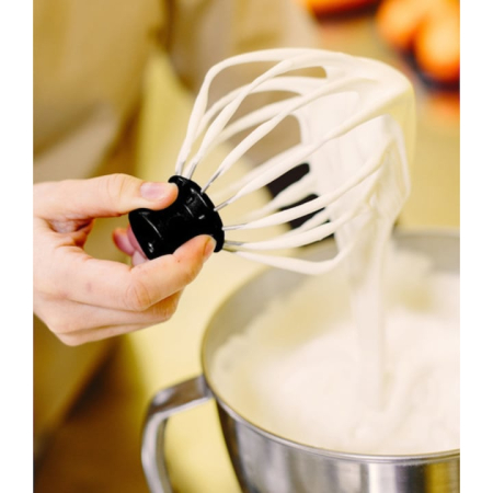 Robot de bucatarie 1700W VarioShop®, cu bol de 4, 5L, 8 viteze, sistem metalic de antrenare, accesorii incluse, mixer multifunctional, Negru [7]