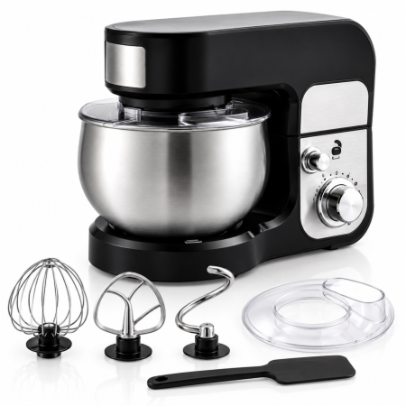 Robot de bucatarie cu bol VarioShop®, 700W, pentru aluat, creme si prajituri, capacitate 3L, 6 viteze, accesorii incluse