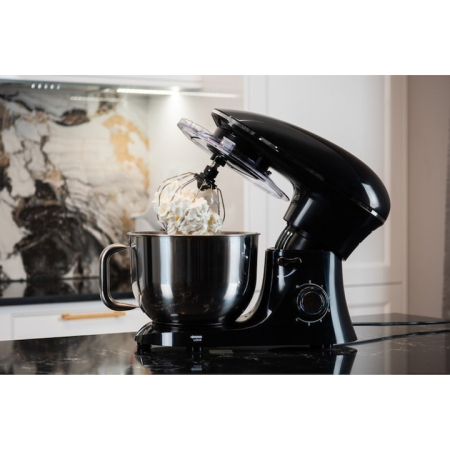 Robot de bucatarie profesional 2200W VarioShop®, 6 viteze, functie PULSE, cu bol 6.2L, accesorii si decorator cadou, Negru [6]