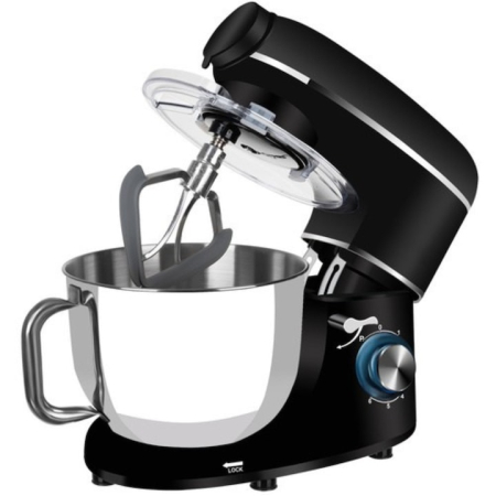 Robot de bucatarie profesional 3 in 1 VarioShop®, 2200W, blender, masina de tocat carne si mixer cu bol 6.2 L, accesorii incluse, Negru [3]