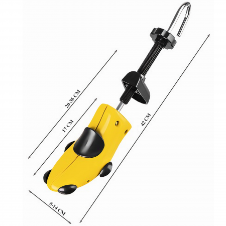 1 San/Calapod Reglabil VarioShop® - Marimea 39-43, Pentru Largit si Alungit Pantofi, Universal/Pentru Toate Tipurile de Pantofi si Incaltaminte, Unisex, Calitate Premium, Material Plastic + Cupru Meta [1]