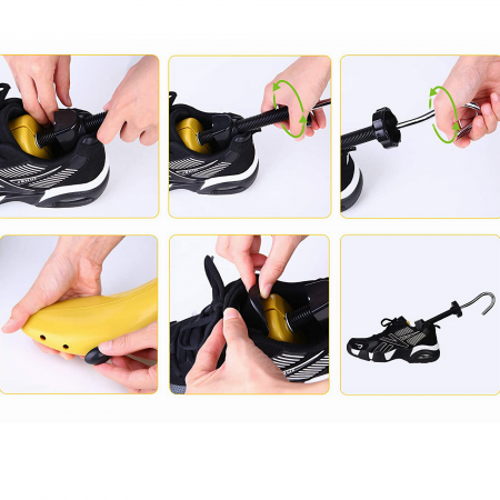 1 San/Calapod Reglabil VarioShop® - Marimea 39-43, Pentru Largit si Alungit Pantofi, Universal/Pentru Toate Tipurile de Pantofi si Incaltaminte, Unisex, Calitate Premium, Material Plastic + Cupru Meta [16]