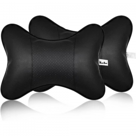 Suporturi auto - Set 2 tetiere auto VarioShop®, Protejeaza coloana cervicala, sunt Reglabile, Rezistente, Confortabile, Universale, Negru