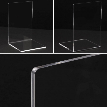 Set 6 suporturi pentru carti VarioShop®, multifunctional, material durabil, acril, 18.5 x 12 x 12 cm, Transparent [11]