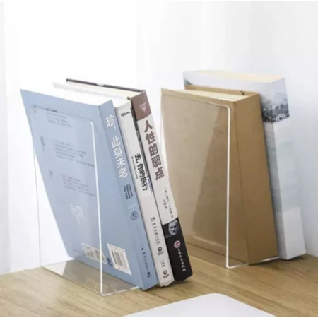 Set 6 suporturi pentru carti VarioShop®, multifunctional, material durabil, acril, 18.5 x 12 x 12 cm, Transparent [3]