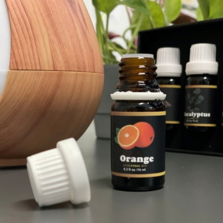 Set 6 uleiuri esentiale VarioShop®, aromaterapie, eucalipt, lavanda, portocala, menta, arbore de ceai, pin, potrivit pentru umidificatoare, difuzoare, filtre de aspirator, odorizante auto, 10 ml [2]