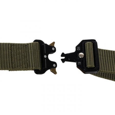 Set borseta si centura militara pentru barbati VarioShop®, 2 compartimente, buzunar pentru telefon, rezistenta la apa, 13 x 5 x 17 cm, Verde [8]