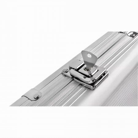 Set de Joc Poker Deluxe XXL VarioShop®, Ideal pentru Texas Holdem cu 500 Jetoane, Include 5 Zaruri, 2 Seturi de Carti, Echipat cu Servieta Securizata din Aluminiu, Argintiu [18]