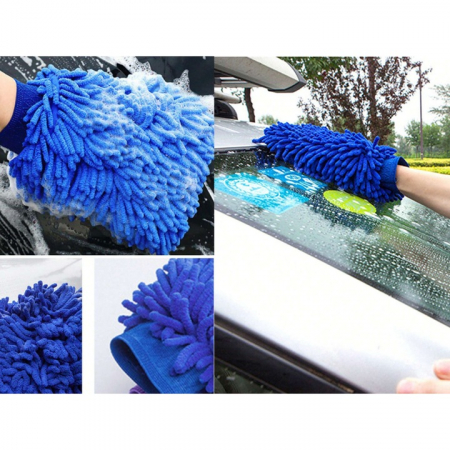 Set detailing auto 28 de piese VarioShop®, perii, bureti, prosoape din microfibra, versatil, curatare eficienta, interior/exterior, Multicolor [8]