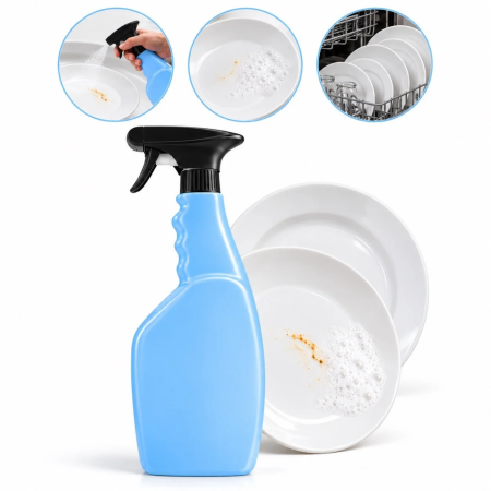 Detergenti si produse de uz casnic - Spray degresant pentru vase VarioShop®, cu spuma activa, indeparteaza grasimea si resturile uscate, inainte de spalarea la masina, 750 ml