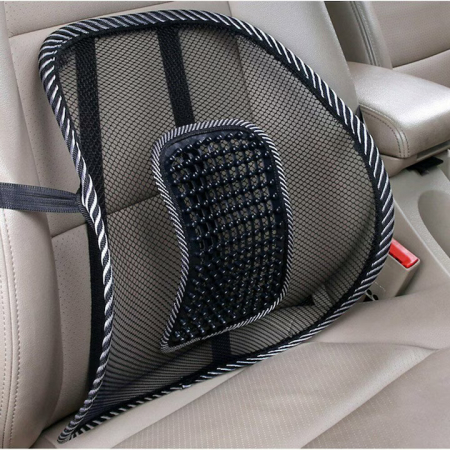 Suportul Terapeutic Lombar VarioShop®, pentru scaun auto sau birou, mentine si corecteaza postura, negru, 40 X 36.5 cm [8]