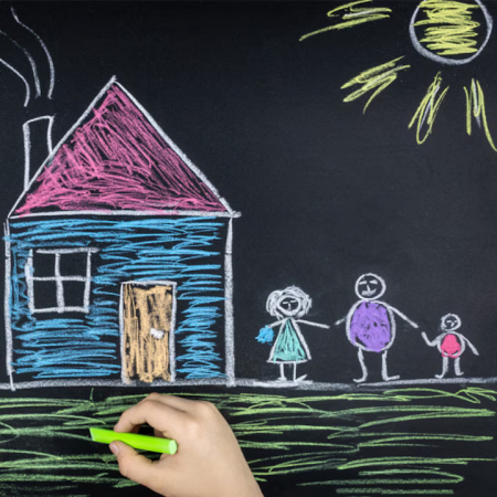 Tabla autoadeziva de scris si desenat cu creta VarioShop®, neagra, autocolanta, tip sticker, cu set de creta colorata inclus, reutilizabila, ajustabila 45x200 cm [33]