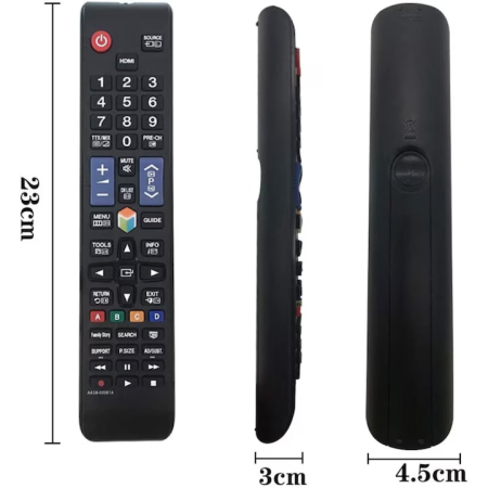 Telecomanda Universala Premium pentru Smart TV VarioShop®, AA59-00581A, Compatibila cu Samsung, Usor de Utilizat, 23 x 3 cm [2]
