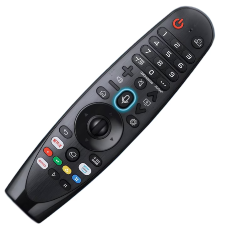 Electronice & Gadgeturi - Telecomanda universala VarioShop AKB75855501/MR20GA, control vocal, design ergonomic, Negru