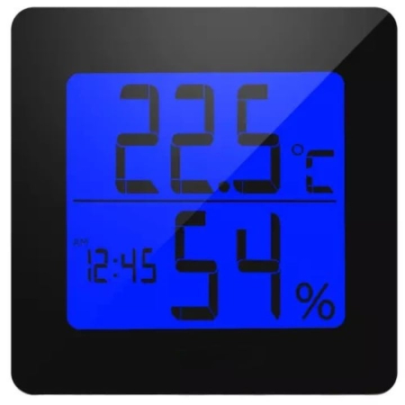 Electrocasnice & Climatizare - Termometru higrometru digital 5 in 1 VarioShop®, cu ceas, alarma, calendar, afisaj LCD, interval temp. 0-50°c, umiditate 20-90%