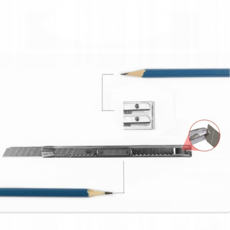 Trusa profesionala pentru schite VarioShop®, set desen cu 32 elemente, grafit, carbune, creioane, geanta inclusa, Negru [14]