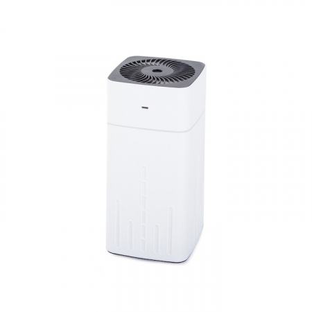 Electrocasnice & Climatizare - Umidificator de aer VarioShop®, cu iluminare de fundal, pentru birou, dormitor, camera copiilor, silentios, capacitate 1000 ml, alimentare cablu USB, 22x10x10 cm, Alb