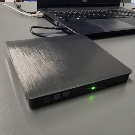 Unitate CD externa VarioShop®, USB 3.0, CD / VCD / DVD Burner Writer, Plug and Play,8X / 24X, Compatibil cu Windows/ Linux/ Mac OS, Negru [12]