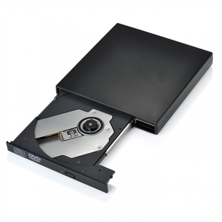 Unitate optica VarioShop® CD-R / DVD-RW / ROM RECORDER, Plug & Play, 24x CD, 8x DVD, USB 3.0, compatibil cu Windows, MacOS, Linux, Negru [18]