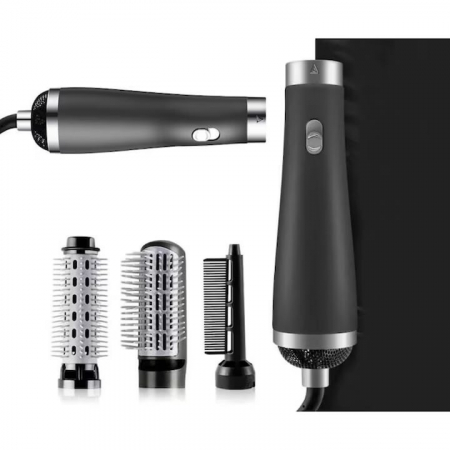 Uscator de Par 3 in 1 VarioShop®, Reglare in 3 Trepte, Uscare, Ondulare, Aranjare, Potrivit pentru Orice Tip de Par, Silentios, Incalzire Rapida, 230 V, Negru [4]