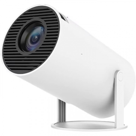 Videoproiectoare - Videoproiector Portabil Smart 4K VarioShop®, 1200 lumeni, Wi-Fi 2.4/5G/BT4.1, Bluetooth 5.0, Sistem Operare Android TV 11.0, Rotire la 180°, Autofocus, Rezolutie 1280x720p HD, Quad Core, Interfata HDM