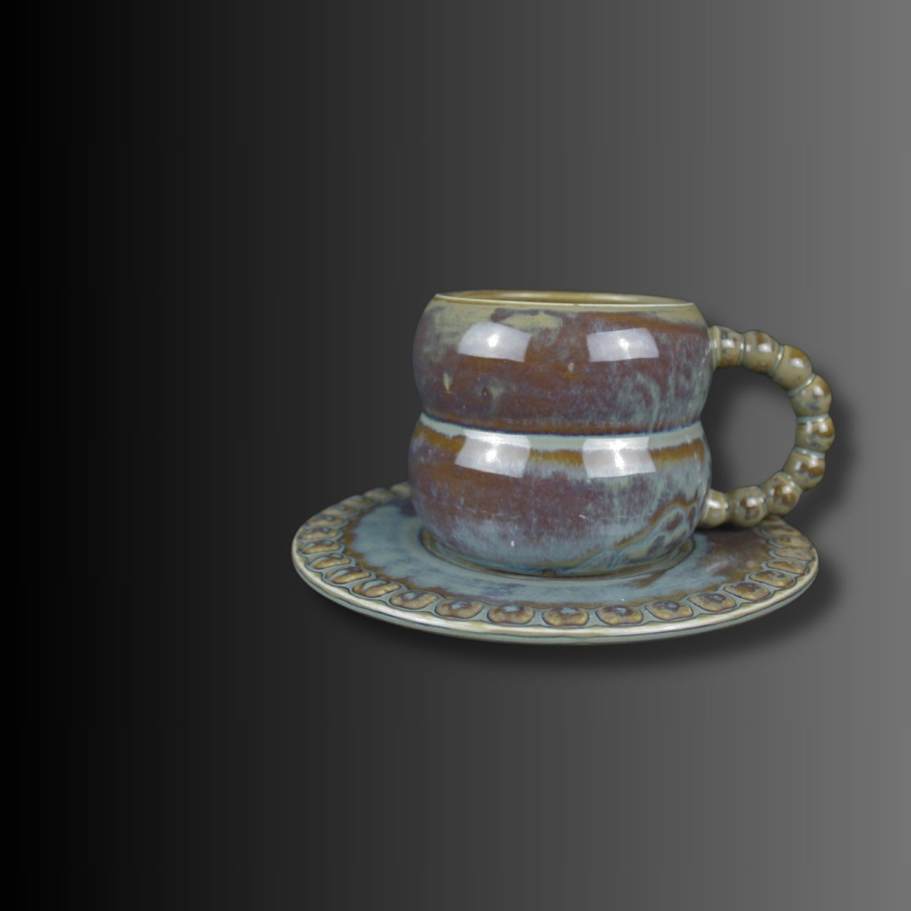 Royal Brew ,Cana cu farfurie porțelan [2]