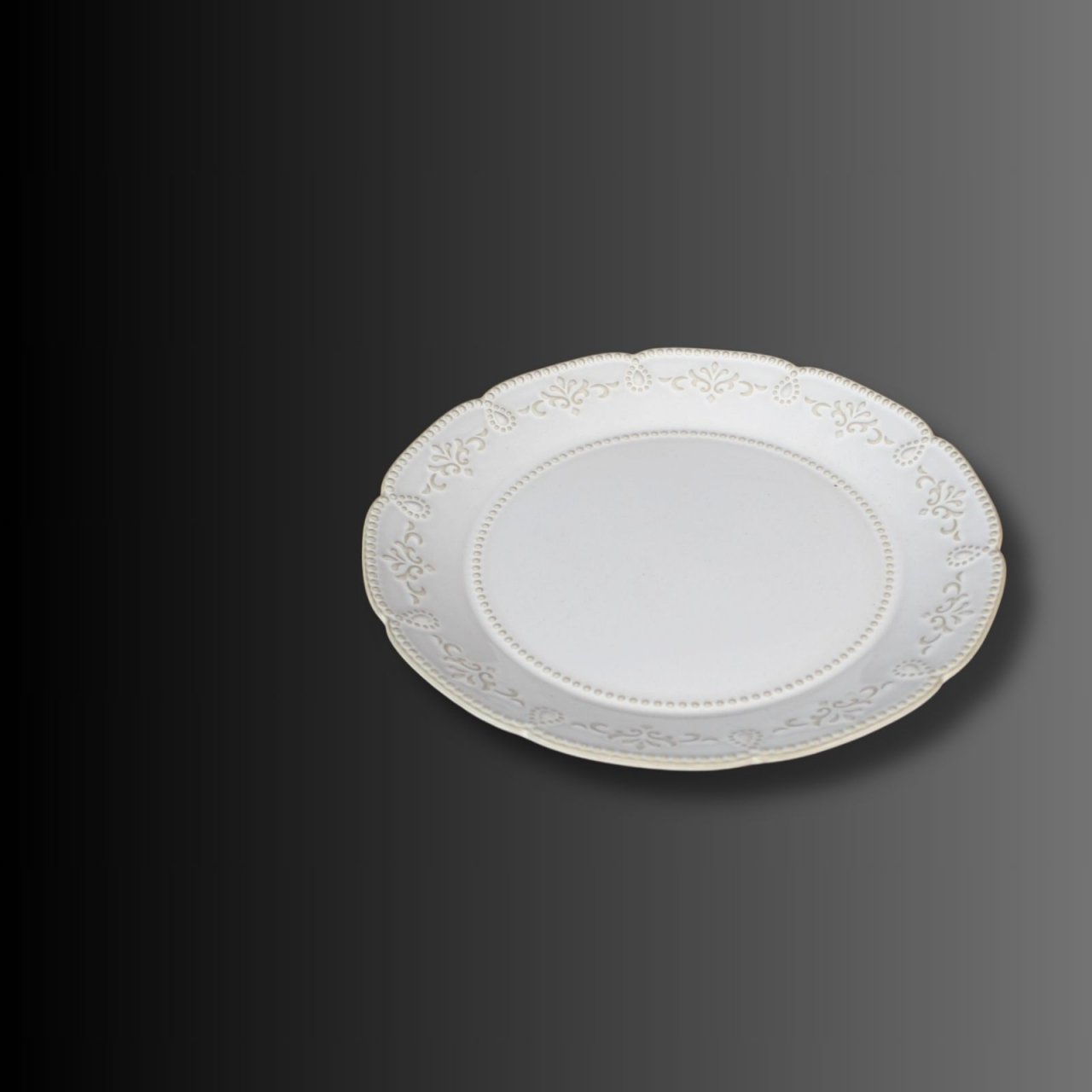 Farfurie porțelan rotunda cu aspect vintage Victoria Lace [2]