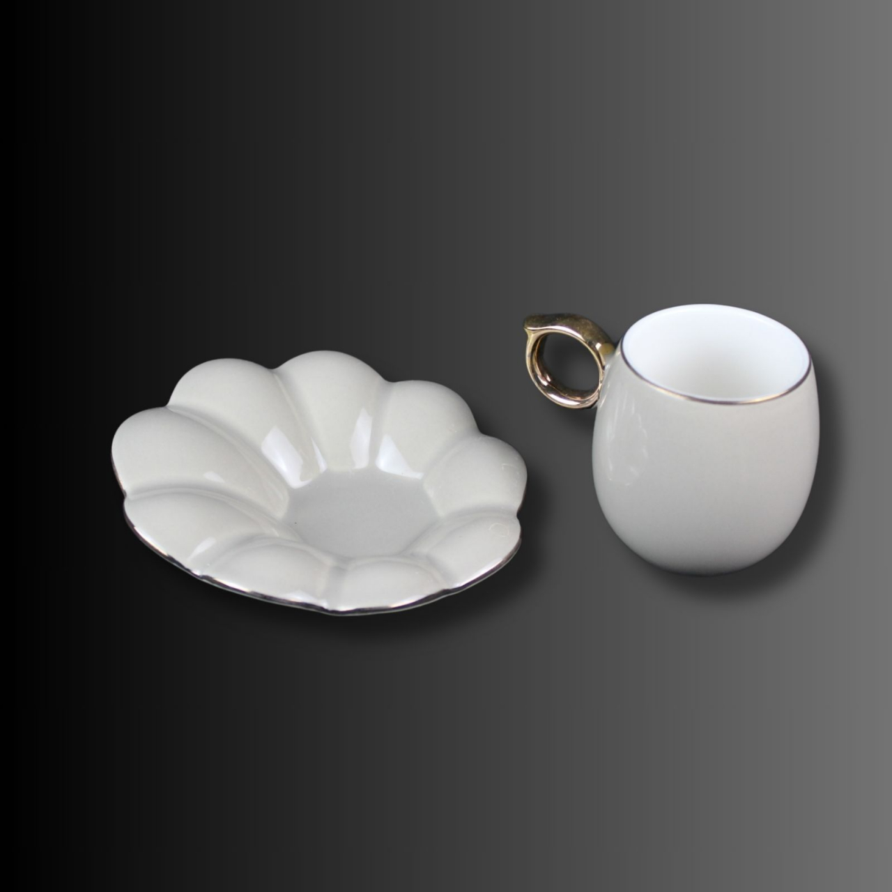 Set cești porțelan Flor [5]