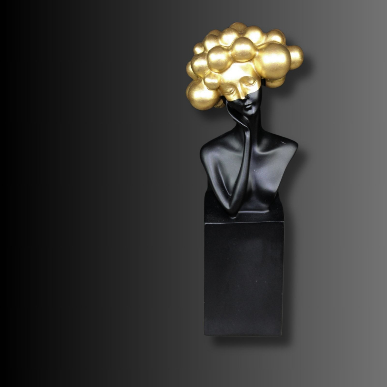 Statueta decorativă CAPUL IN NORI [3]