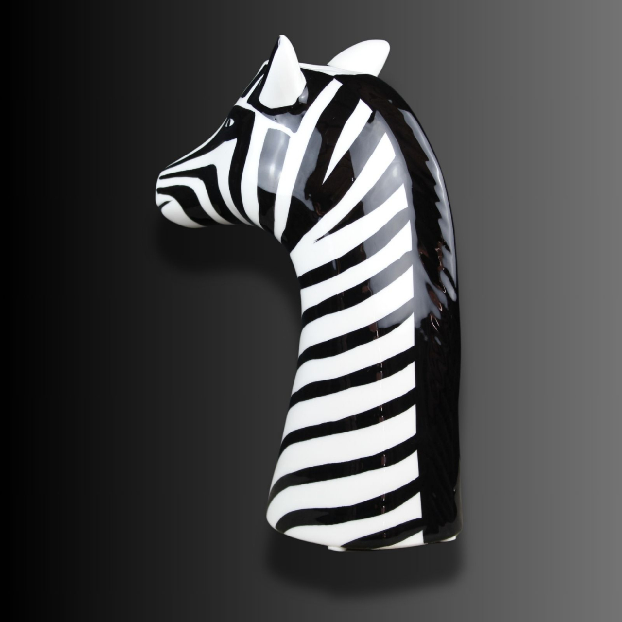 ZEBRIS, vazǎ decorativă cap de zebra [2]