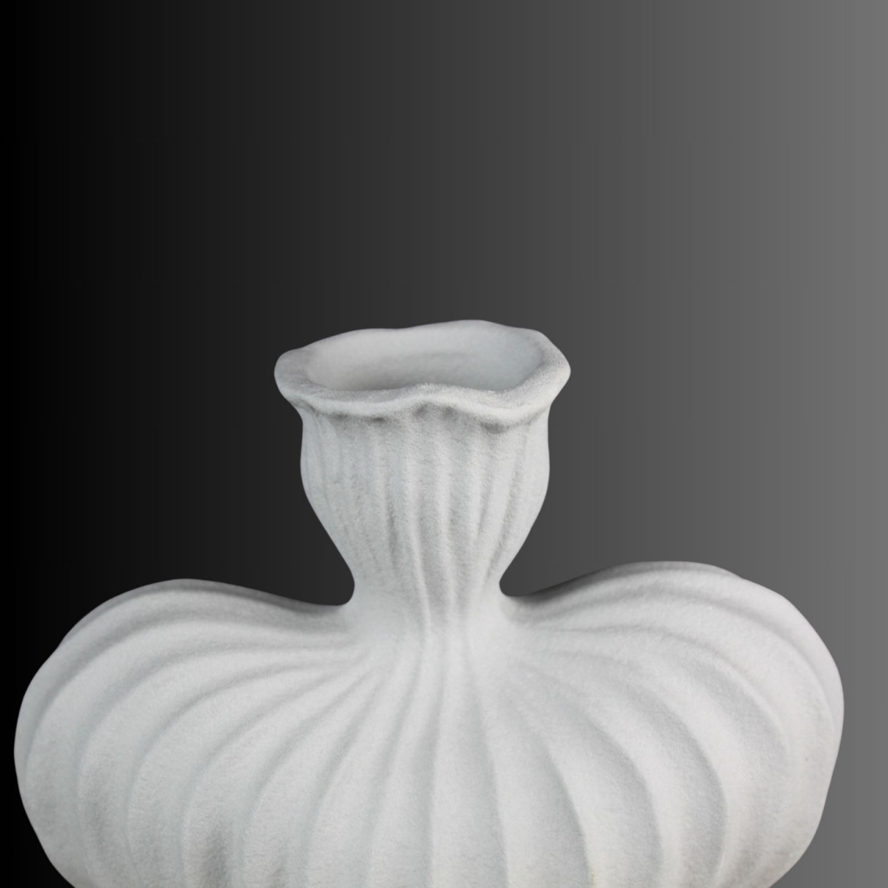Vazǎ decorativă Unduire Albǎ [3]