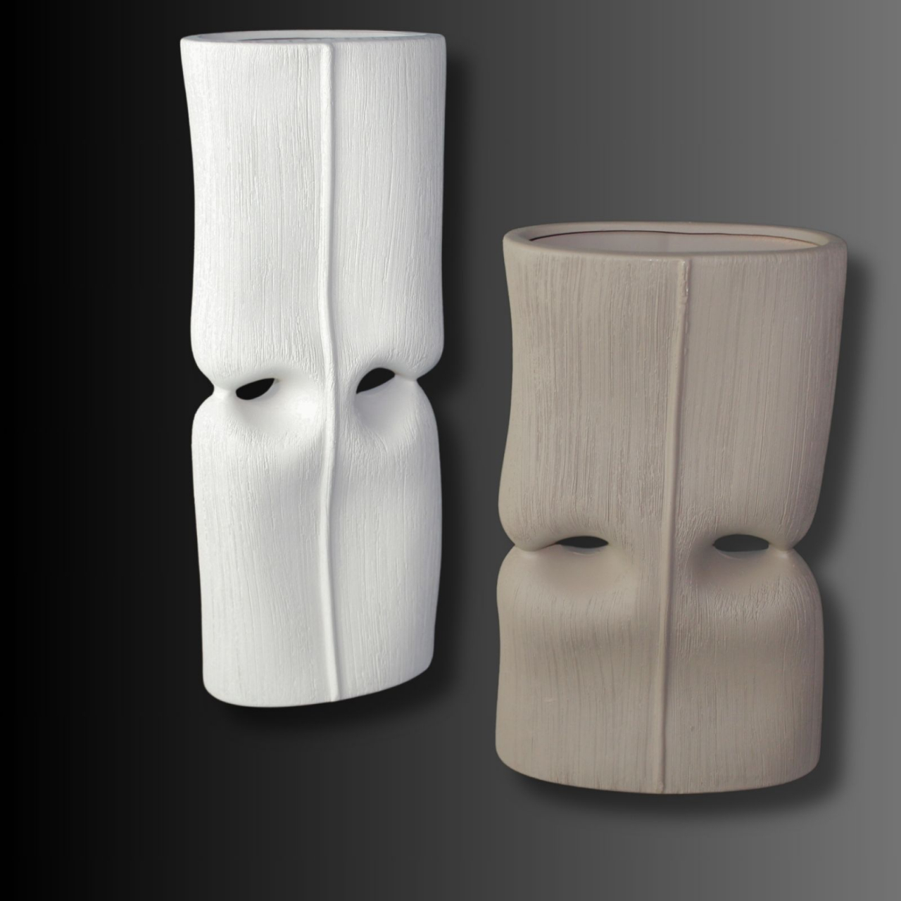Shadow Vase, vaza  decorativa cu decupaj central, design modern [4]