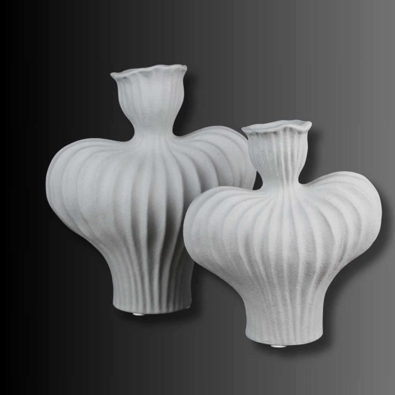 Vazǎ decorativă Unduire Albǎ [4]