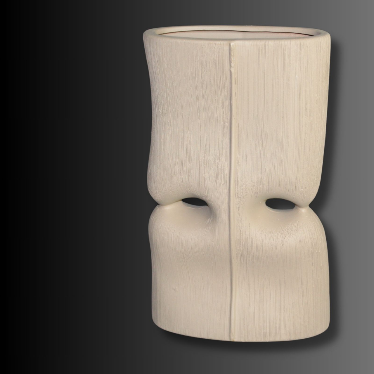 Shadow Vase, vaza  decorativa cu decupaj central, design modern [3]