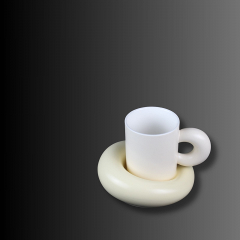 Bucatarie - Donut Cup ,set cana și farfurie