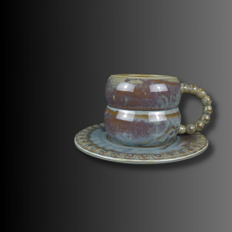 Royal Brew ,Cana cu farfurie porțelan [1]