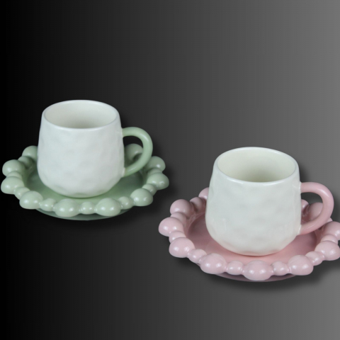 Perla Roz, set elegant pentru cafea sau ceai [4]