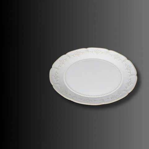 Farfurie porțelan rotunda cu aspect vintage Victoria Lace [1]