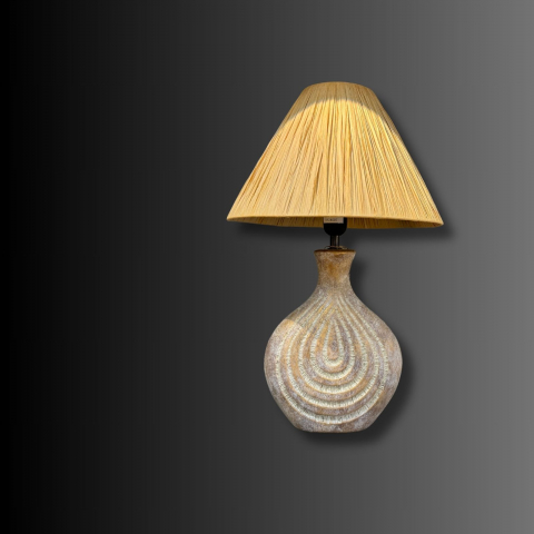 Iluminat - Veioza BOHO din ceramica cu abajur